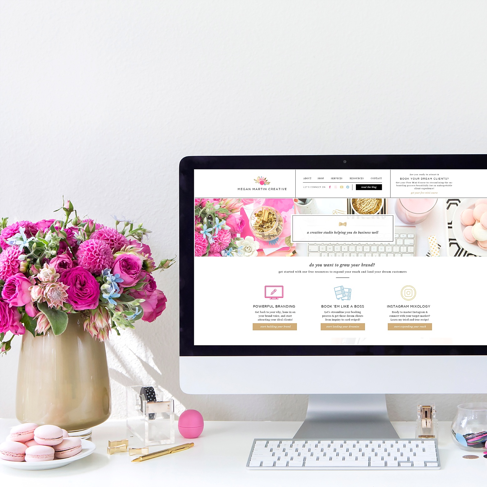 Showit 5 website design, How to organize and complete your new website design on Megan Martin Creative, DIY website, creative website, branding, brand