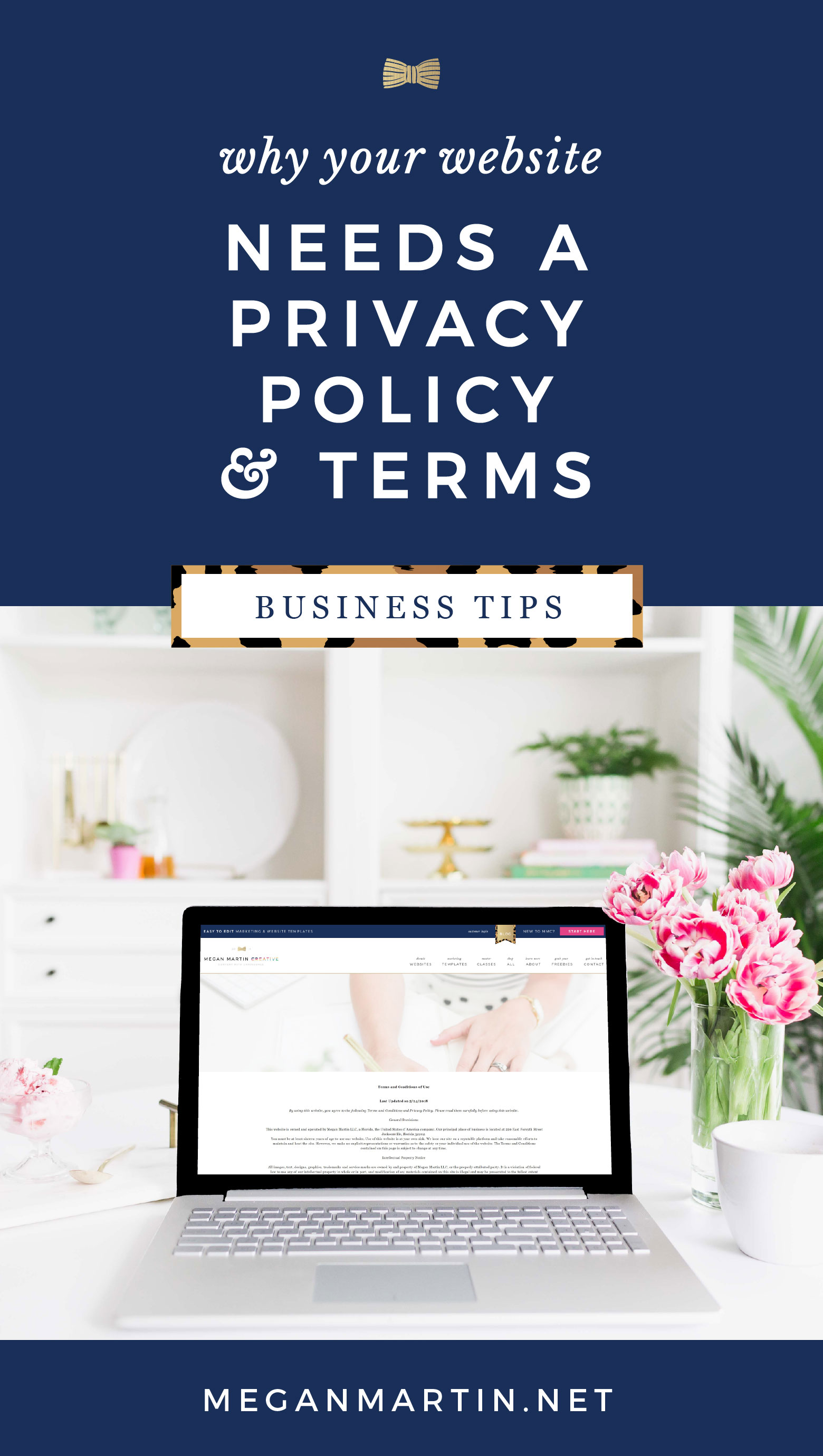 Why your website needs a Privacy Policy and Terms and Conditions, Privacy Policy Template, How to make your blog legal, tips for bloggers, The Contract Shop