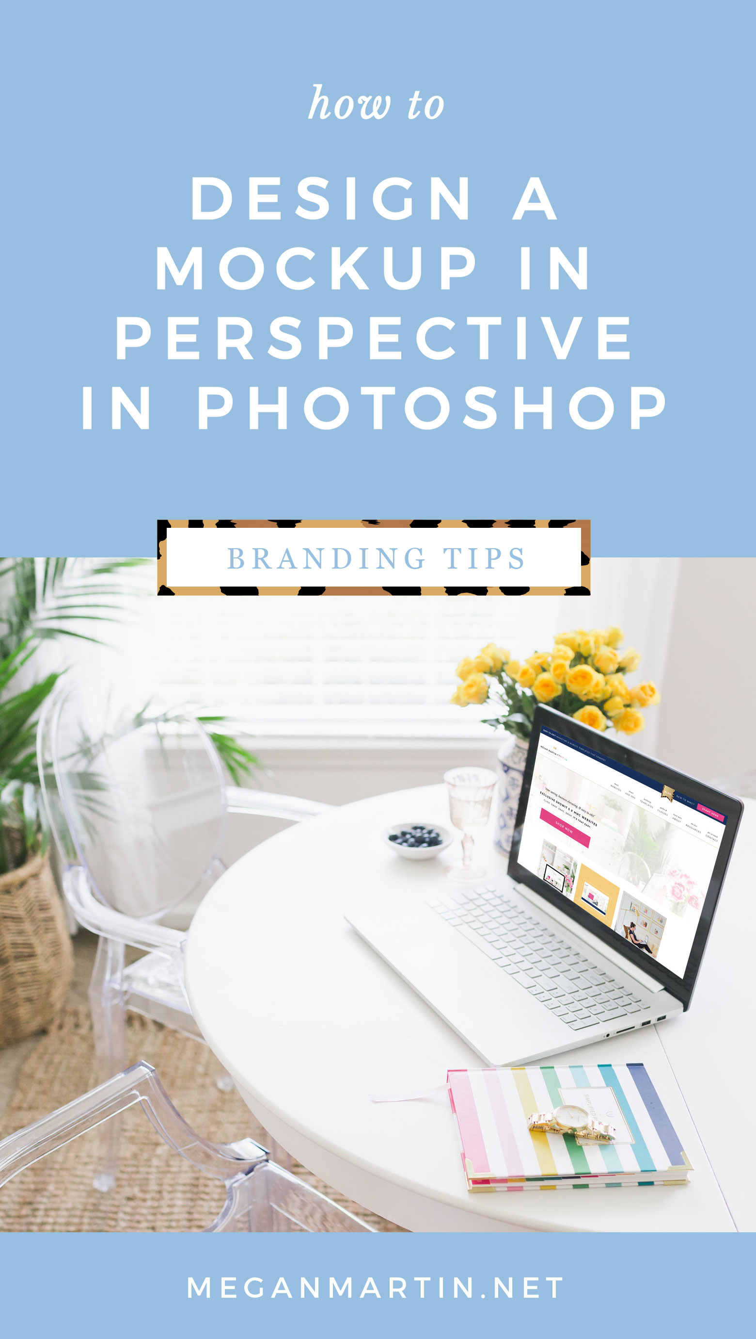 learn how to design a mockup in perspective in photoshop, sc stockshop, social media marketing, blog graphics, pin graphics, branding, computer stock photography