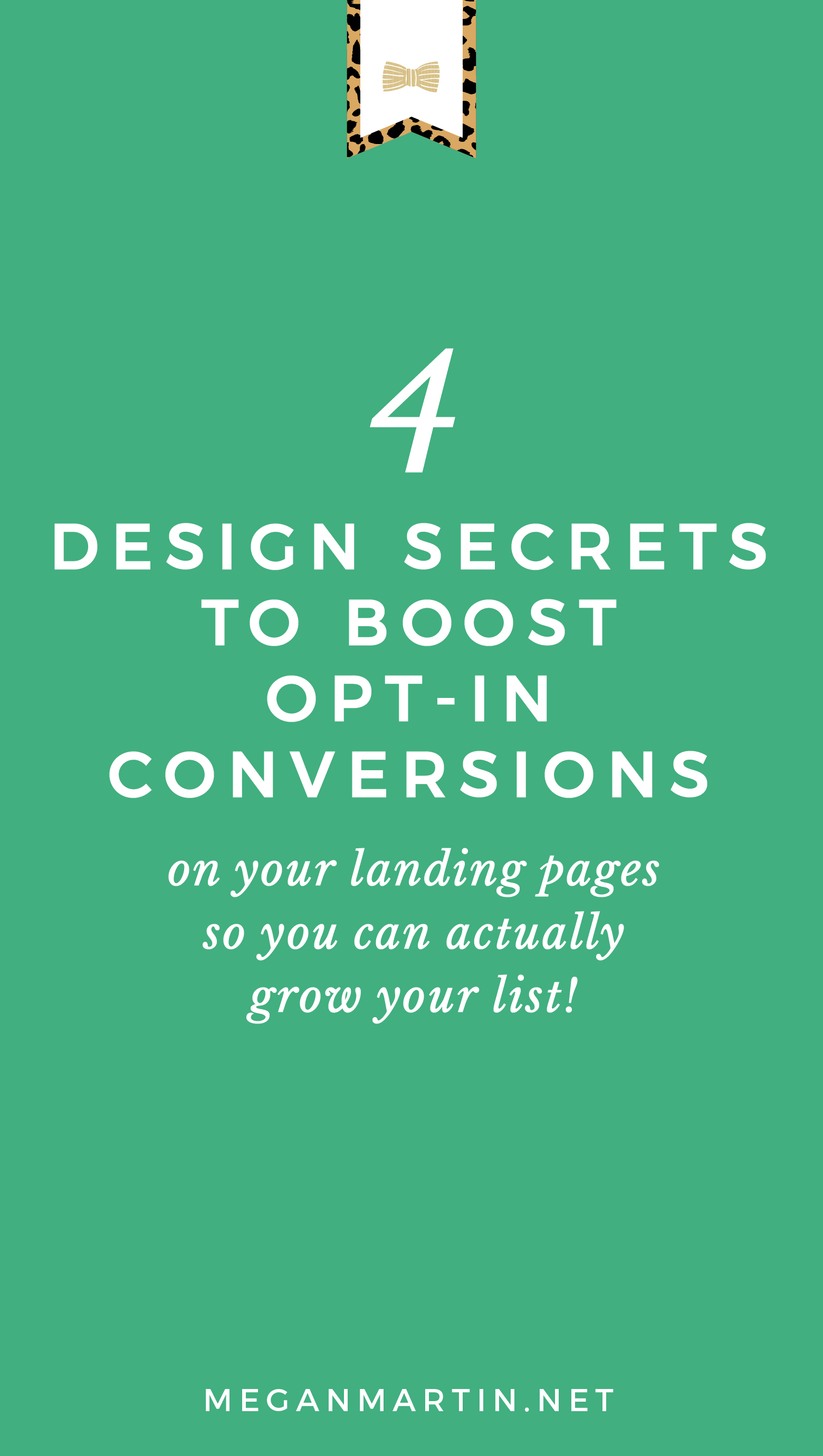 4 Design secrets to boost opt-ins on your landing pages. Learn how design and copywriting work together on your opt-in pages to increase conversions. 