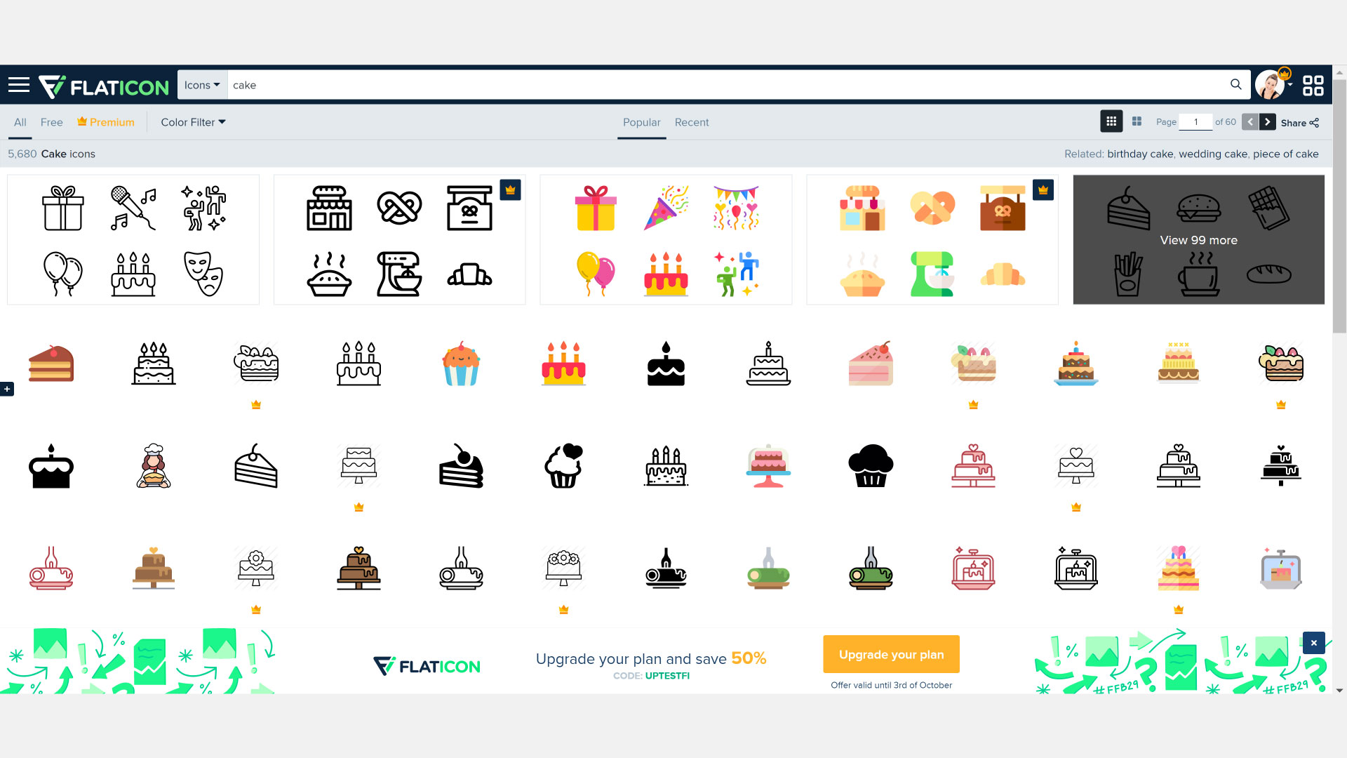 Search Flaticon for vector-based free icons to add to your website