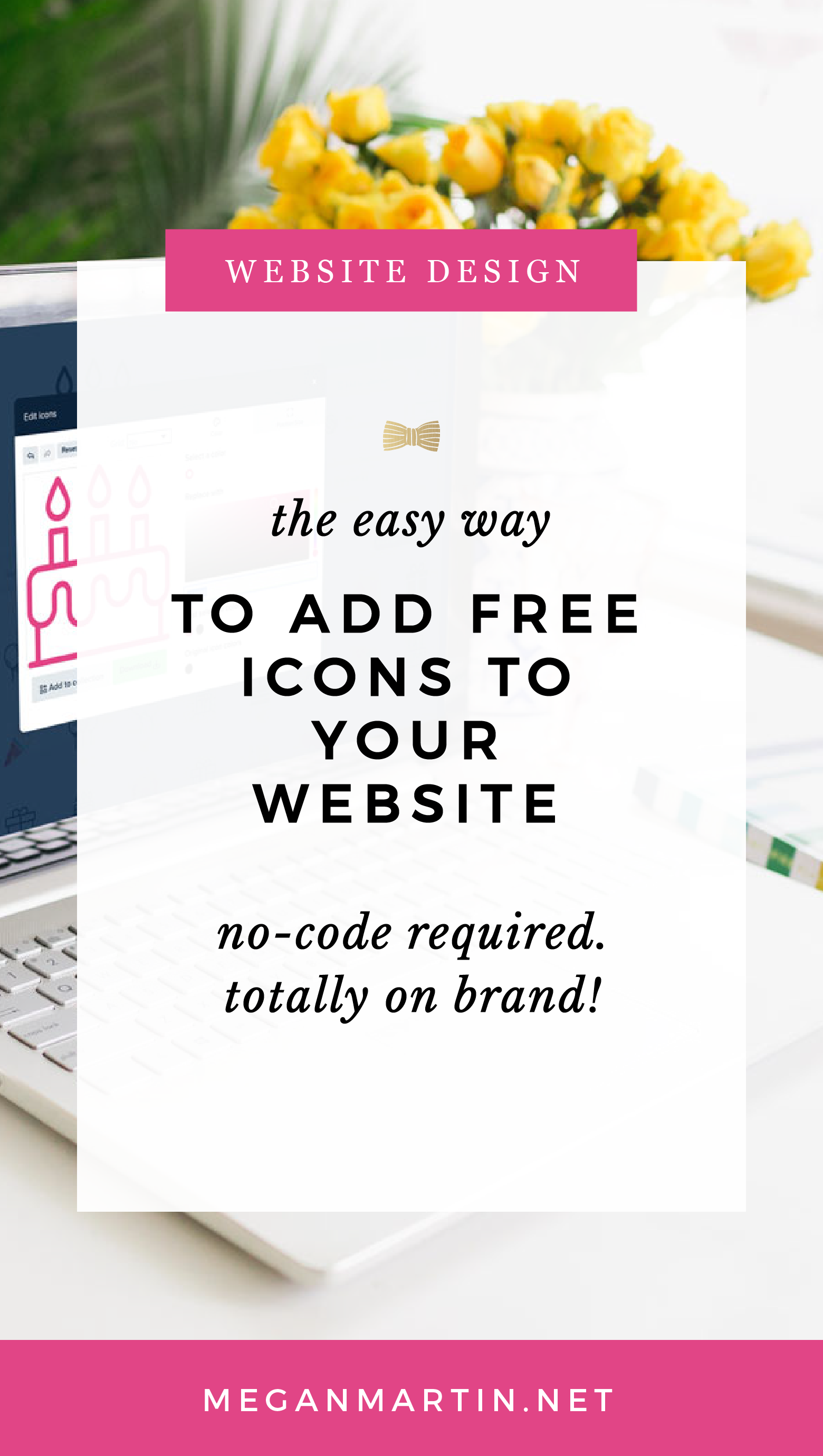 Learn to how add free icons to your website with this no-code needed tutorial! Using my favorite vector-based icon tool, Flaticon