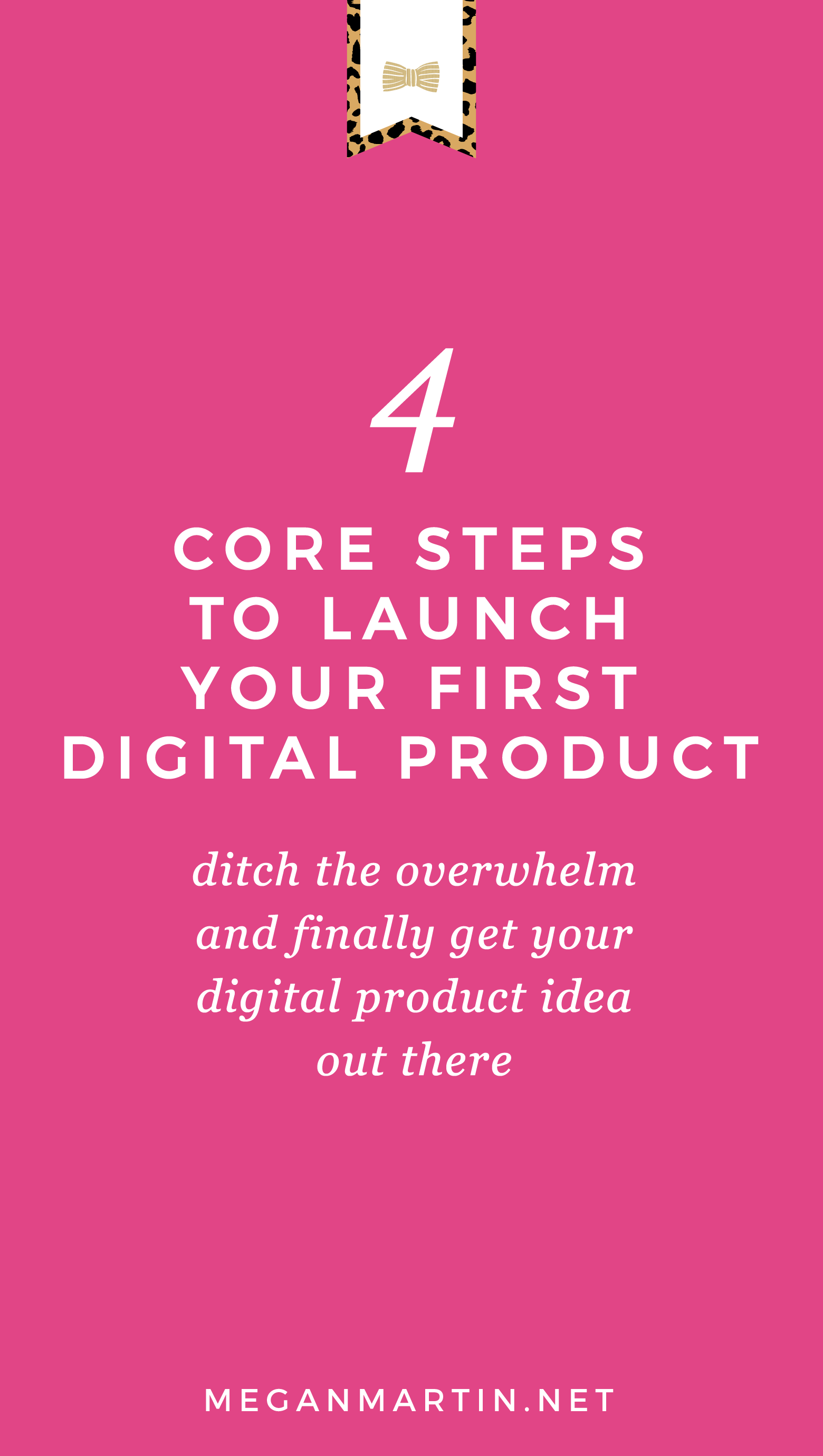 4 Core Steps to Launch your First Digital Product - Join the Digital Lab All Access community and grow your digital business togther!